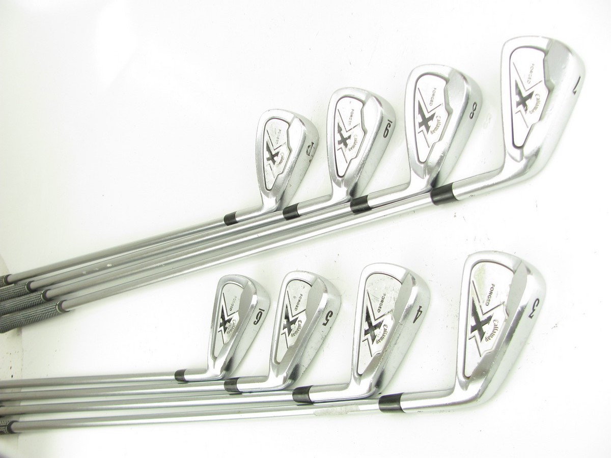 Callaway X Forged 2007 iron set 3-PW w/ Steel C-Taper Stiff