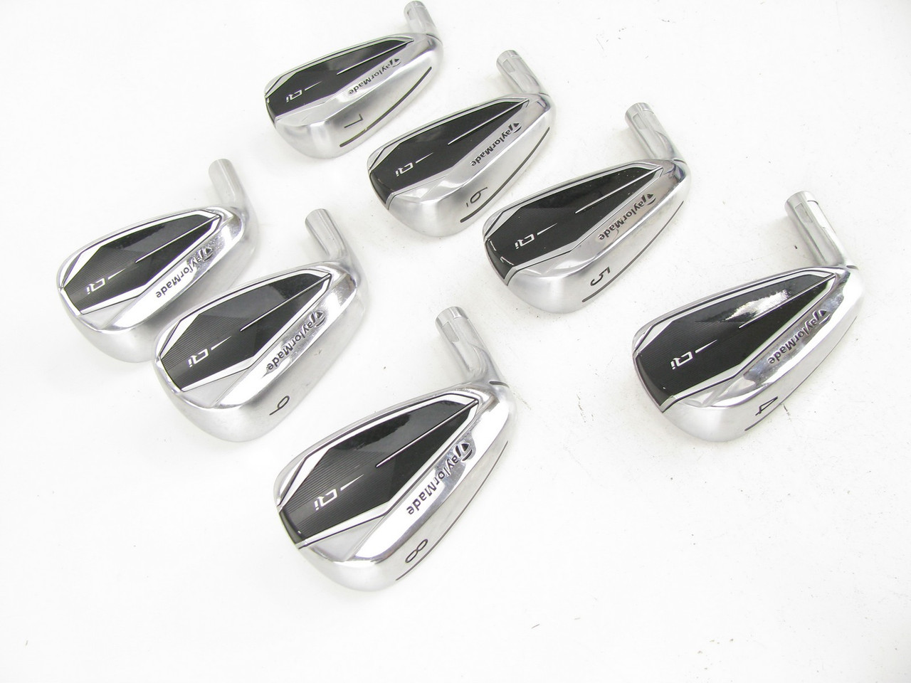 LEFT HANDED TaylorMade Qi 4-PW iron set HEAD ONLY - Clubs n Covers