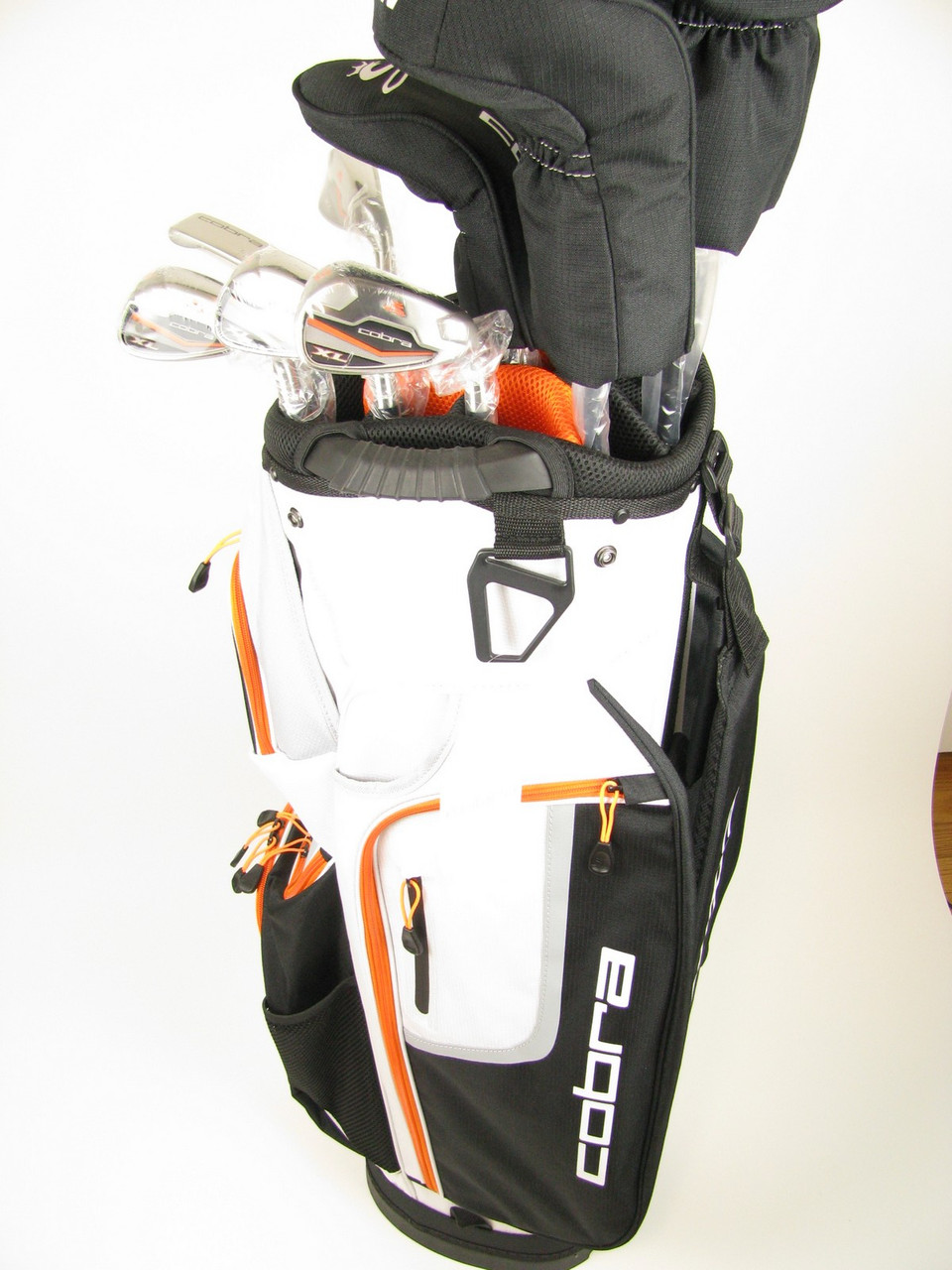 NEW Cobra XL Complete 16 Piece Golf Set with Bag Driver Woods