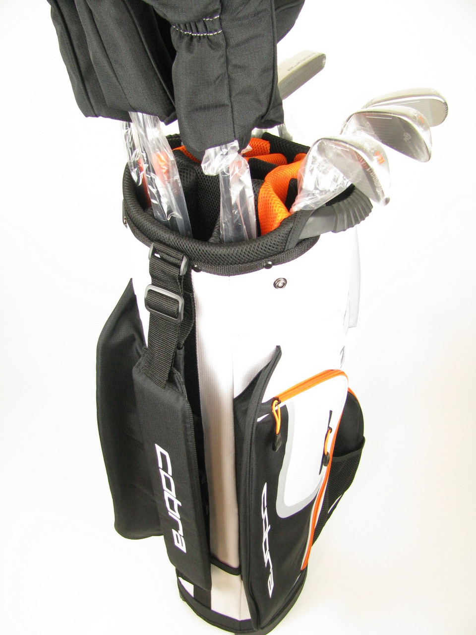 NEW Cobra XL Complete 16 Piece Golf Set with Bag Driver Woods
