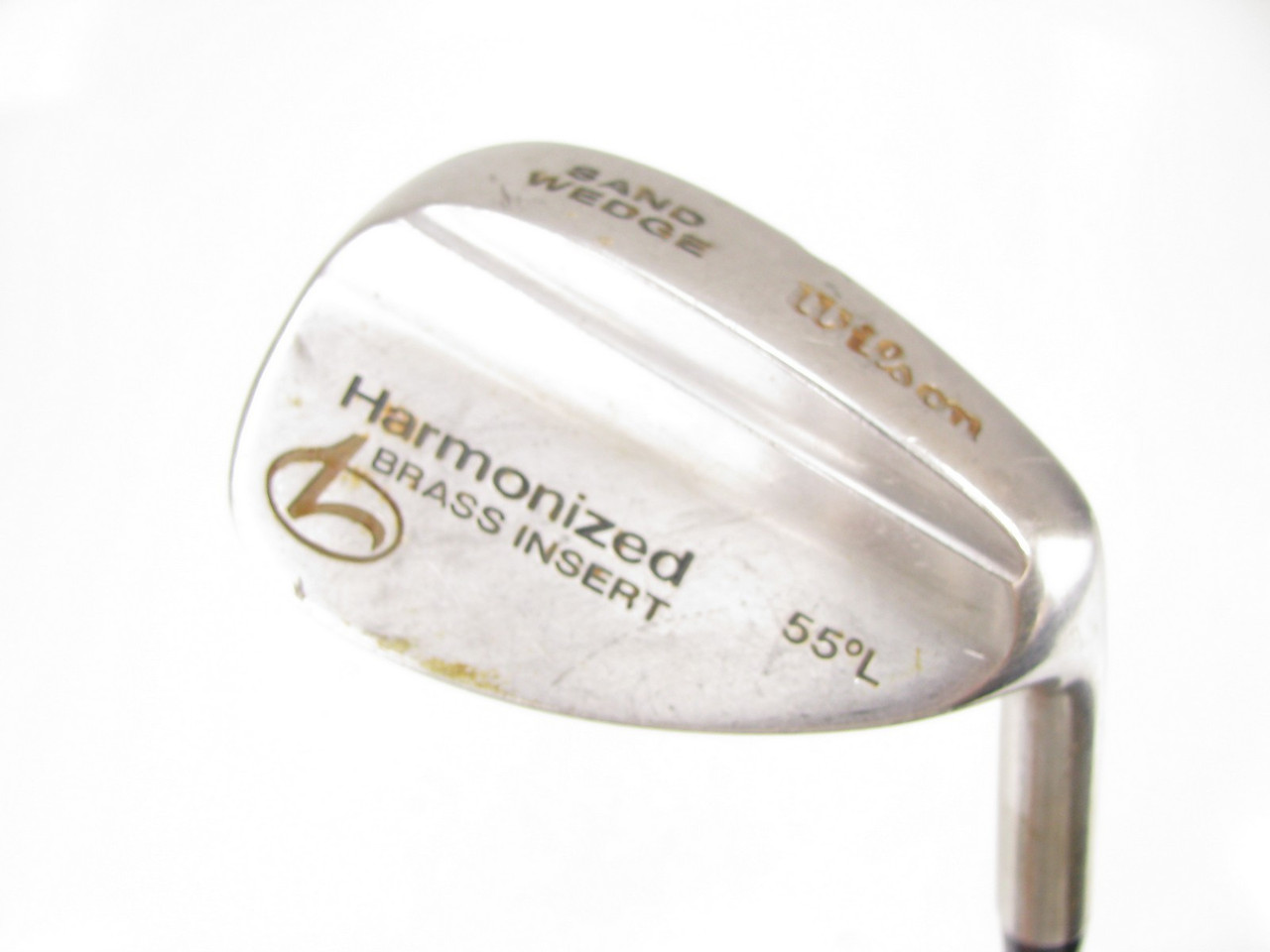 Wilson Harmonized Brass Insert Sand Wedge 55 degree Steel Wedge