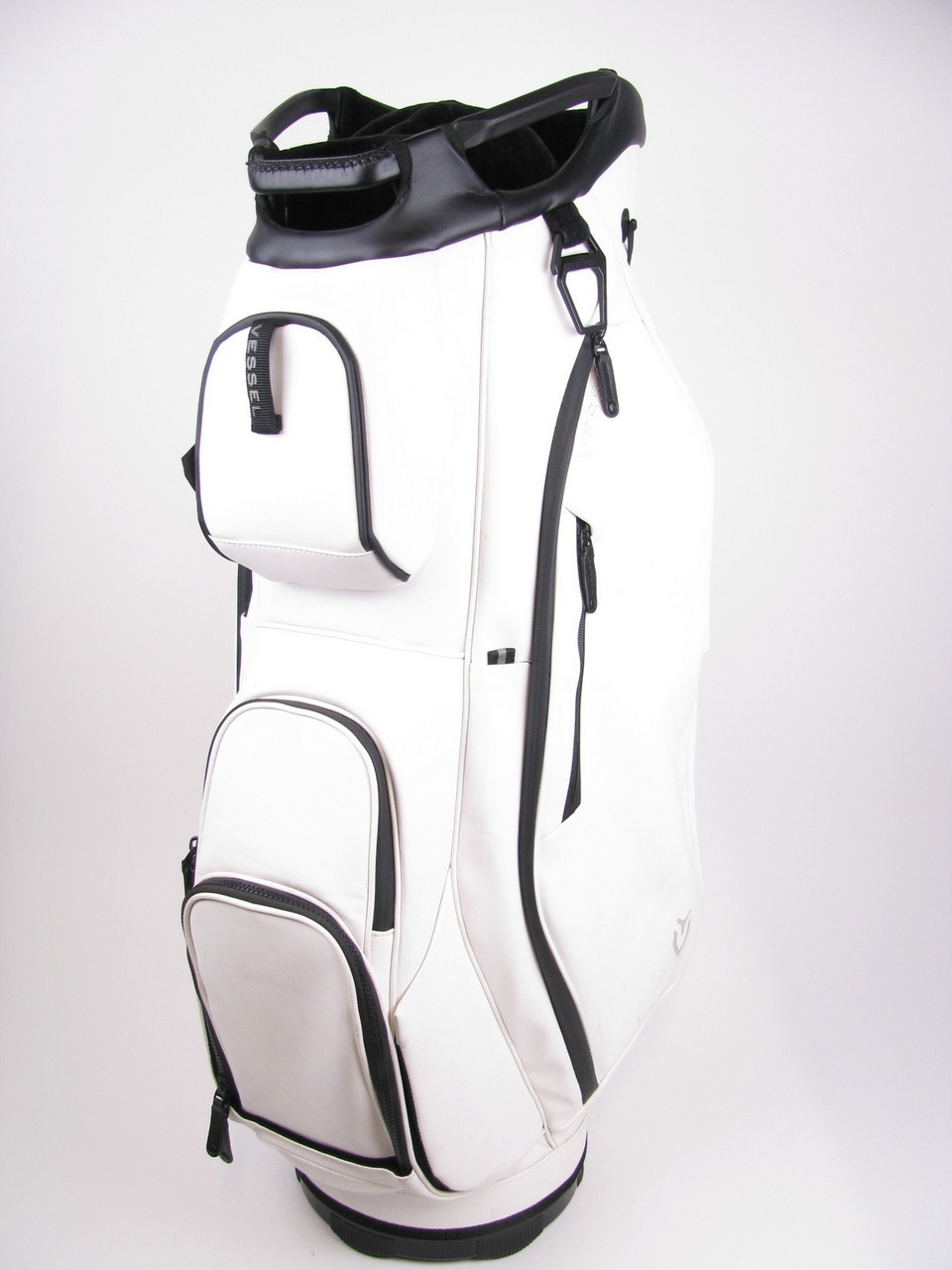 Vessel Lux Cart Golf Bag WHITE 7 Dividers - Clubs n Covers Golf