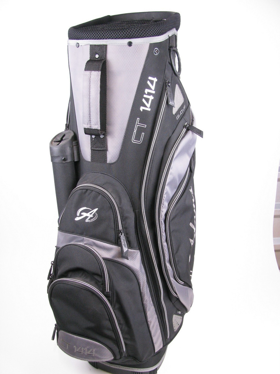Adams 1414 Cart Golf Bag BLACK 14 Dividers - Clubs n Covers Golf
