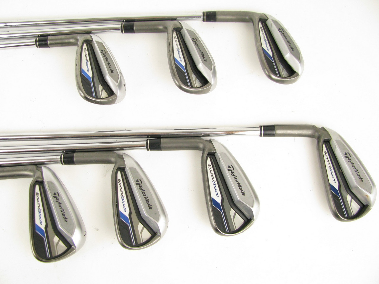 LEFT HAND TaylorMade Speedblade Iron Set 4-PW Steel 85g Regular +1