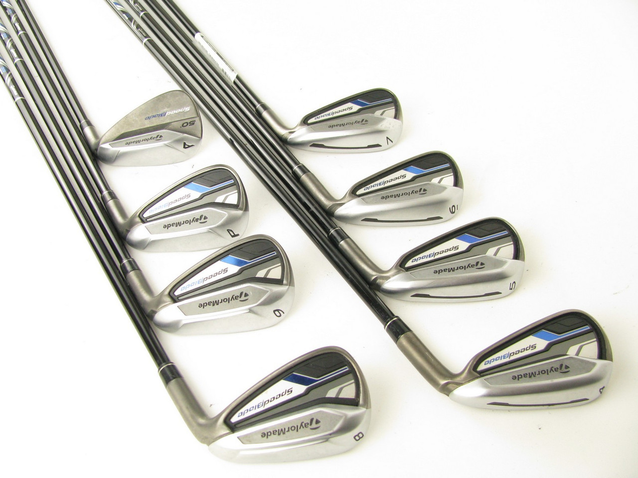 TaylorMade Speedblade Iron Set 4-PW+GW Matrix 55g Graphite Senior