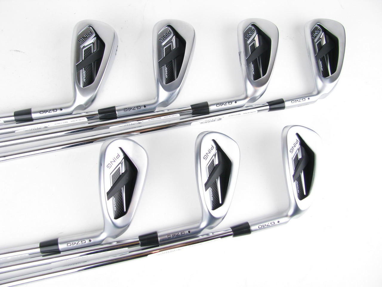 NEW Ping G740 BLACK DOT Iron Set 5-PW+GW Steel AWT 3.0 Regular +1