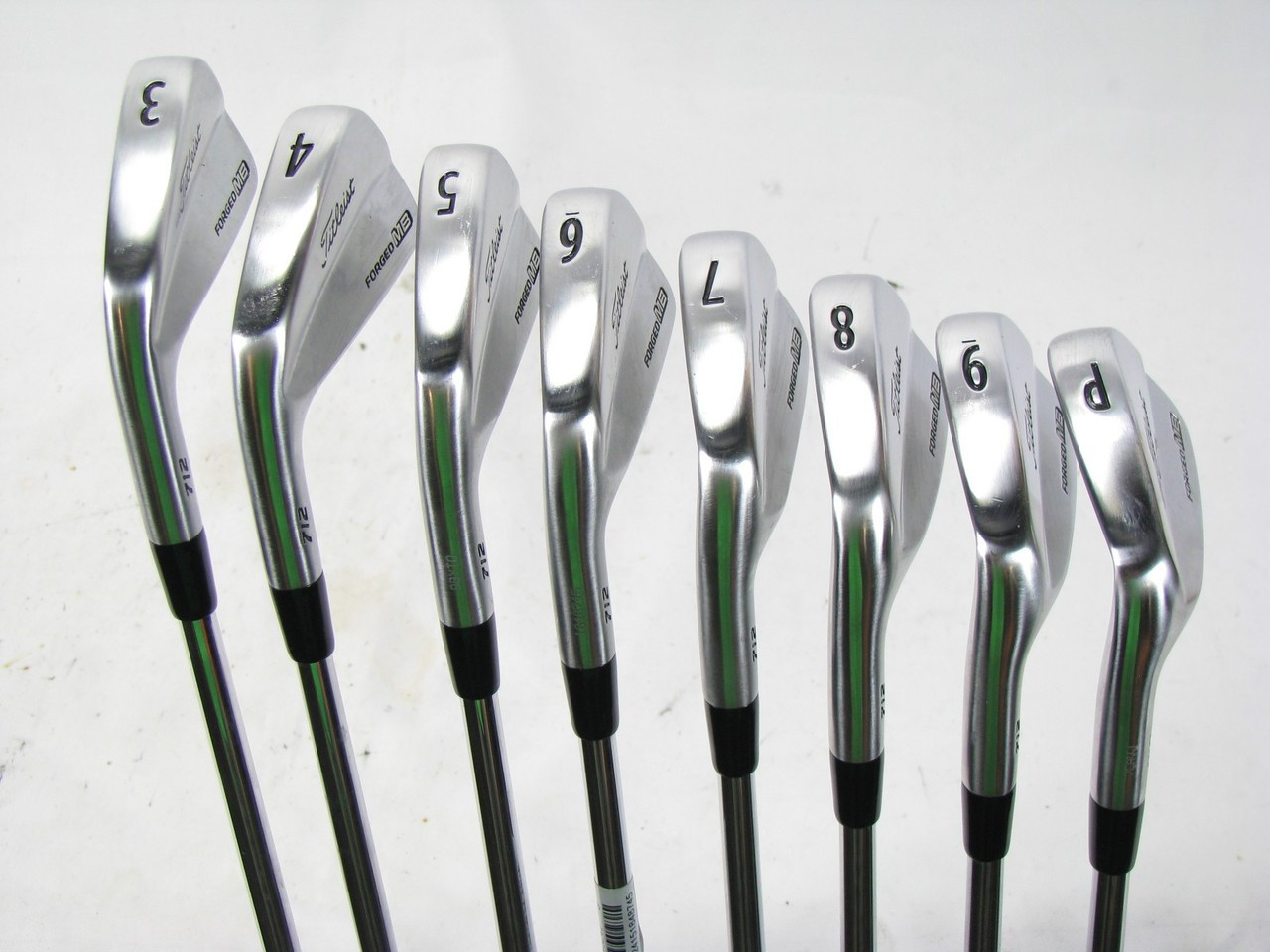 LEFT HANDED Titleist MB 712 Iron Set 3-PW w/ Steel Dynamic Gold