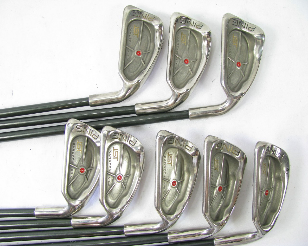 Ping ISI Nickel RED DOT Iron Set 3-PW w/ Graphite Soft Regular