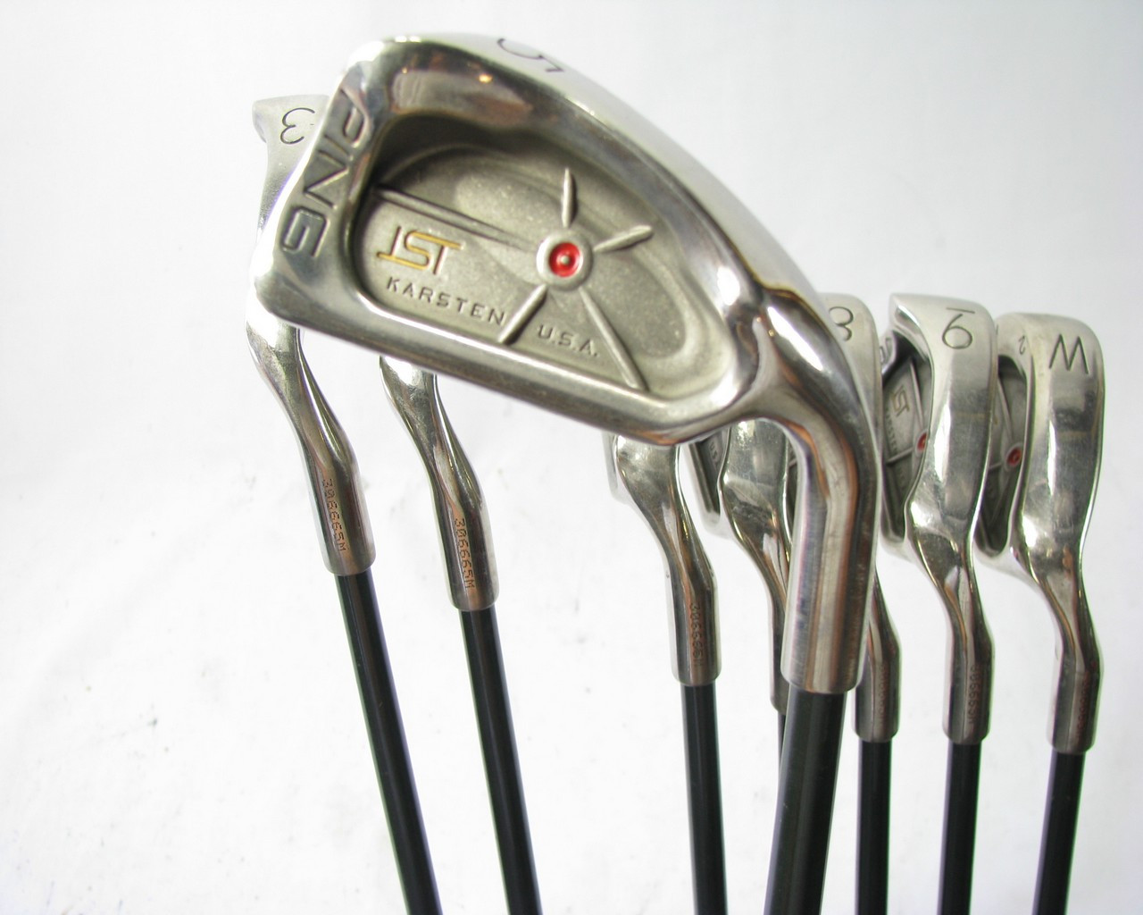 Ping ISI Nickel RED DOT Iron Set 3-PW w/ Graphite Soft Regular