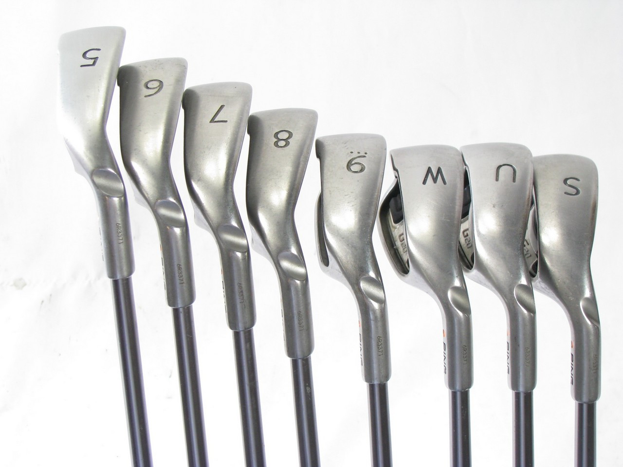 Ping G20 ORANGE DOT Iron Set 5-PW+UW+SW w/ Graphite Regular
