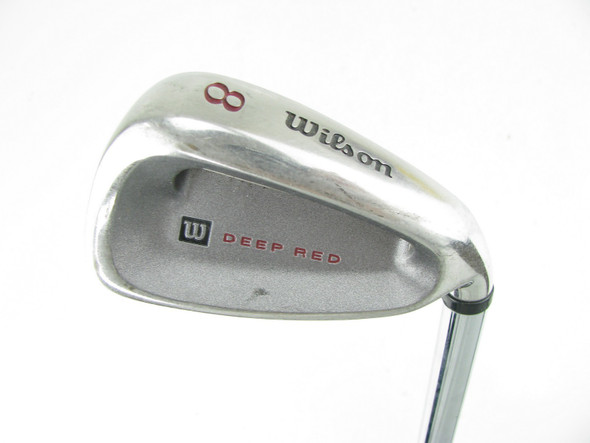 Wilson Deep Red 8 Iron Steel Stiff