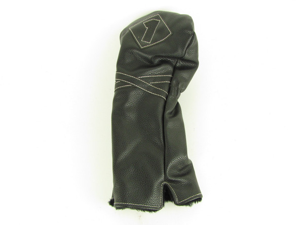Black Leather Driver Headcover