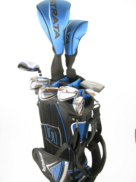 Strata Complete Golf Set Driver 3W,5H, 6-PW Putter +HC