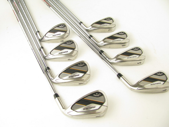 Callaway Mavrik Iron Set 4-PW+GW Steel Elevate 95 Stiff +1"
