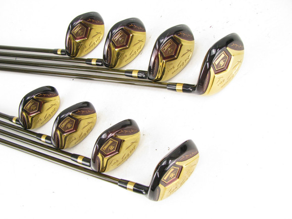 WaZaki Limited Gold Hybrid Utility Iron Set 4-PW+SW Graphite Stiff +HC
