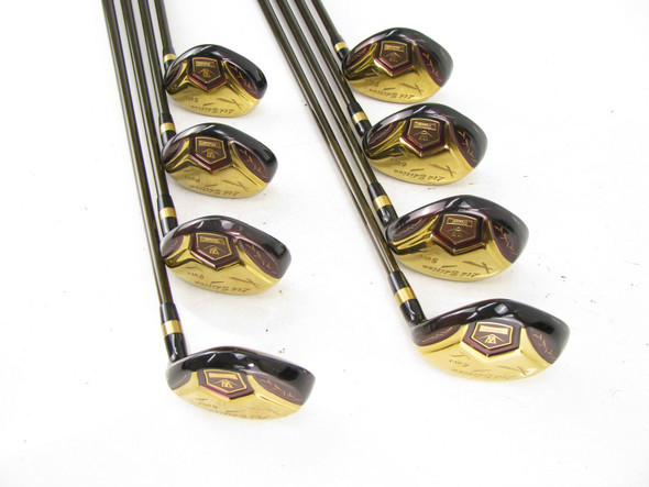 WaZaki Limited Gold Hybrid Utility Iron Set 4-PW+SW Graphite Stiff +HC