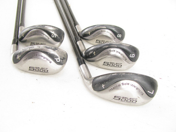 Power Play Select 5000 Iron Set 7-PW+SW Graphite Stiff