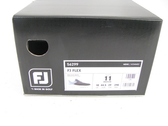 NEW Footjoy FJ Flex Mens Golf Shoe Size 11 NAVY/BLUE/WHITE 56299