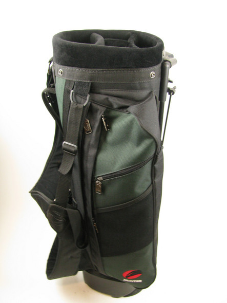 Hunter Stand Carry Golf Bag BLACK/GREEN 4 Dividers