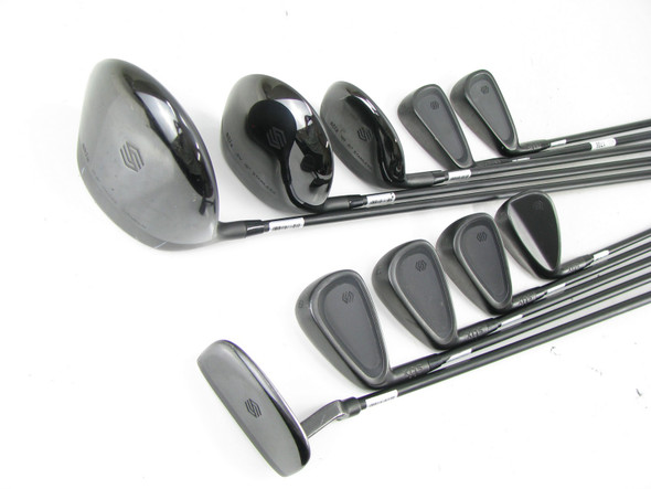 LEFT HAND Stix Golf Set 1W, 3W, 4H, 5-PW+SW Putter Graphite MISSING 6 iron