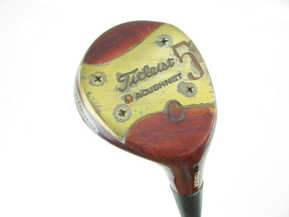 Titleist Acushnet 5 Wood Persimmon Steel Stiff