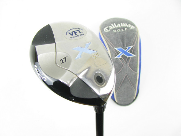 LADIES Callaway X #5 Hybrid 27 degree Graphite Ladies +HC