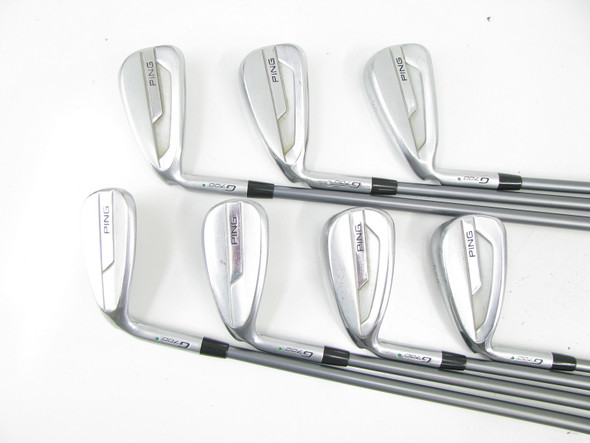 LEFT HAND Ping G700 GREEN DOT Iron Set 5-PW+GW Graphite Regular +1/4"