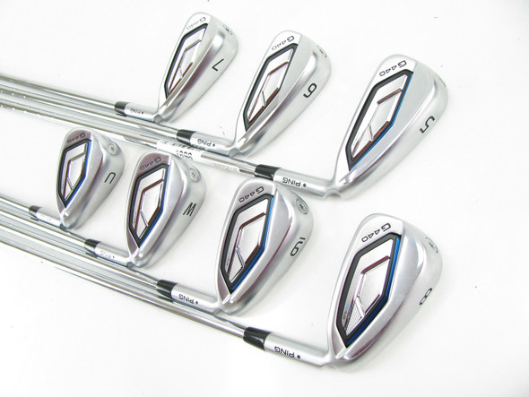 Ping G440 BLACK DOT Iron Set 5-PW+GW Steel Regular +1/2"