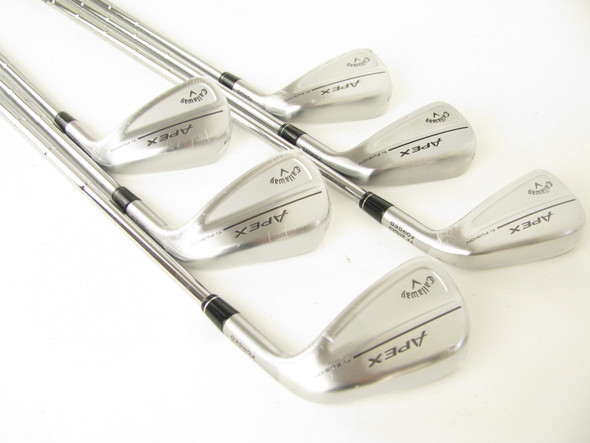 Callaway Apex Ti Fusion 250 Iron Set 6-PW+GW Dynamic Gold Mid 90 Stiff