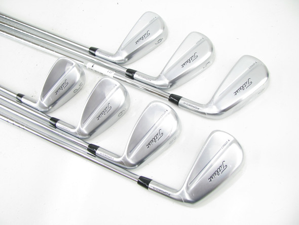 NEW Titleist T250 Forged Iron Set 4-PW AMT Black Steel Stiff