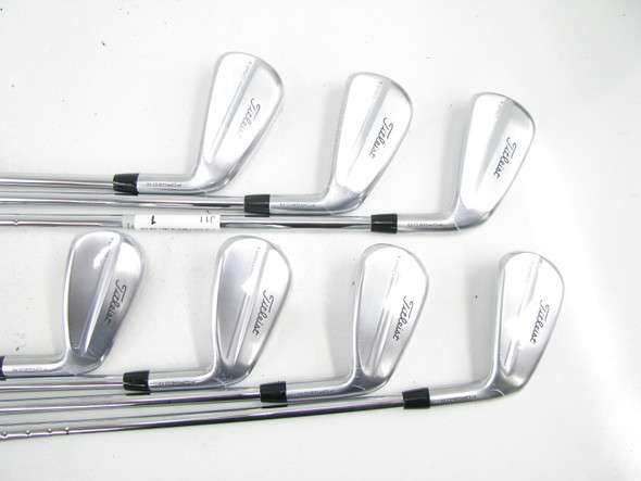 NEW Titleist T250 Forged Iron Set 4-PW AMT Black Steel Stiff
