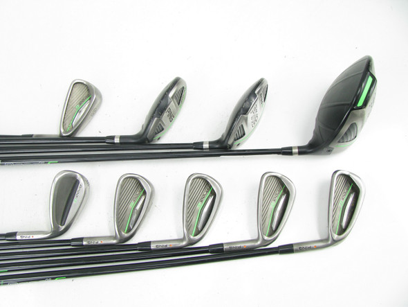 PING Prodi G ORANGE DOT Golf Set Driver Fairway Hybrid 6-PW+SW Junior