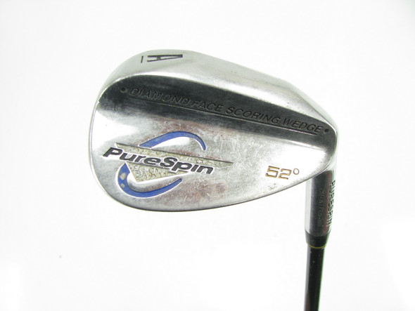 Pure Spin Diamond Face Scoring Wedge 52 degree Graphite Wedge