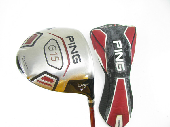 Ping G15 Draw Driver 9 degree Graphite Stiff +HC