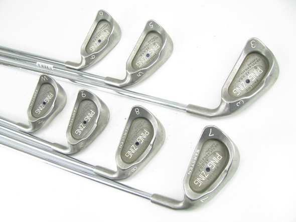 Ping Zing BLUE DOT Iron Set 3,5-PW Steel Stiff MISSING 4 iron