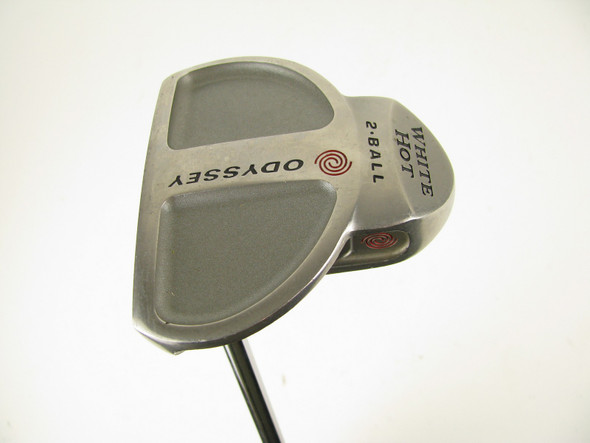 LEFT HAND Odyssey White Hot 2-Ball Center Shaft Putter 34"
