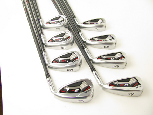 Ping G410 BLACK DOT Iron Set 4-PW+GW Graphite Senior +1/2"