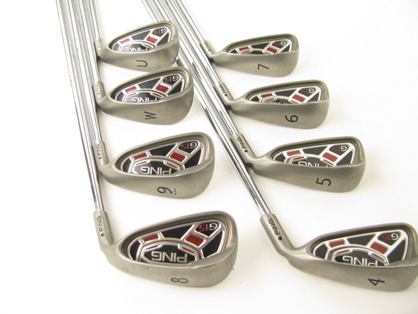 Ping G15 BLACK DOT Iron Set 4-PW+GW Steel Stiff