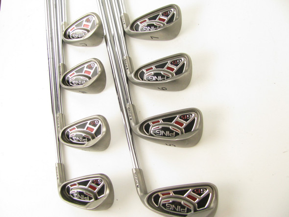 Ping G15 BLACK DOT Iron Set 4-PW+GW Steel Stiff