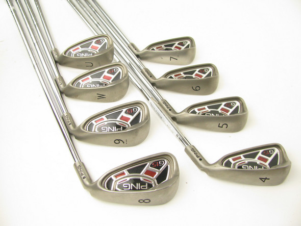Ping G15 BLACK DOT Iron Set 4-PW+GW Steel Regular