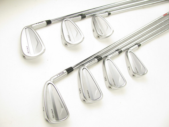 Ping i230 BLACK DOT Iron Set 4-PW Steel KBS $-Taper 130 Extra Stiff