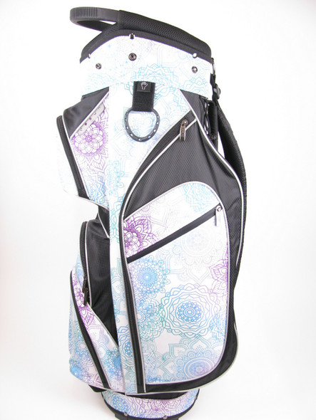 Taboo Fasions Resort Collection (Mandala Dreams) Cart Golf Bag WHITE 14 Dividers