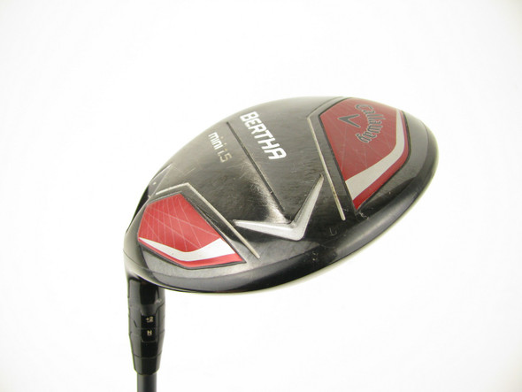 LEFT HAND Callaway Bertha Mini 1.5 Mini Driver 12 degree Hzrdus Smoke 70g Stiff