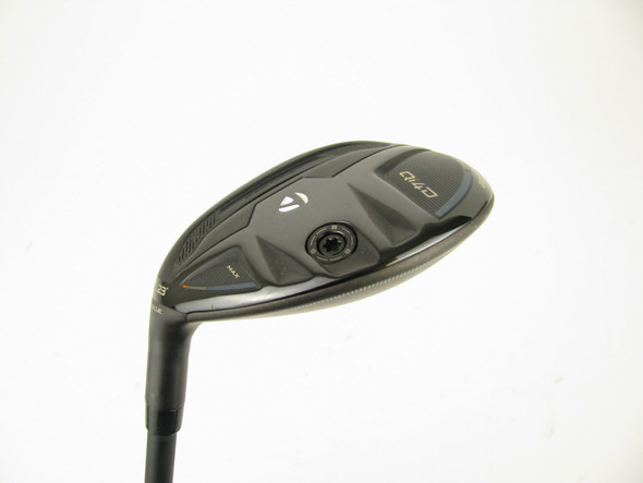 LEFT HAND TaylorMade Qi4D Max #4 Hybrid 23 degree Graphite REAX 50 Regular