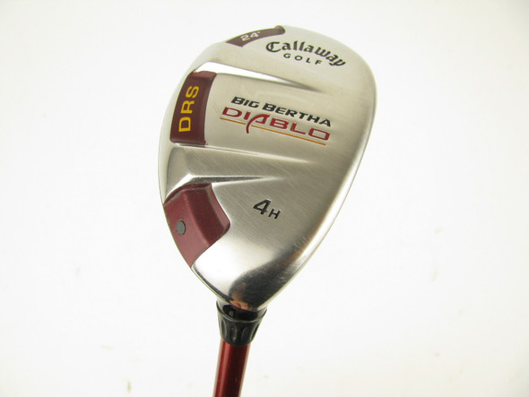 Callaway Big Bertha Diablo DRS #4 Hybrid 24 degree Graphite 60g Stiff