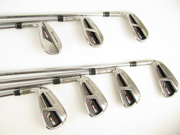 LEFT HAND TaylorMade M6 Iron Set 5-PW+GW Steel KBS Max 85 Regular +1/2"