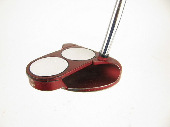 LEFT HAND Odyssey O-Works 2-Ball RED Putter 35"