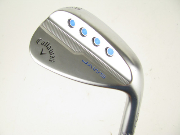 Callaway MD5 Jaws Platinum Chrome Gap Wedge 50 degree 50-10 S Grind Steel Stiff