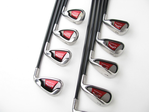 Callaway Big Bertha 2008 Iron Set 3-PW+GW Graphite Mid Kick 75 Regular +1 1/4"