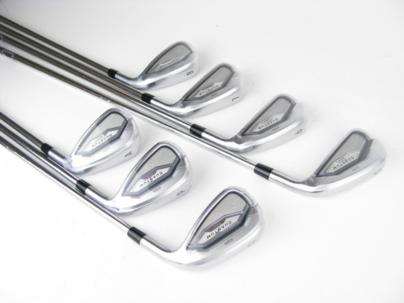NEW Callaway Quantum Max Iron Set 5-PW+GW KBS Max 90 Steel Stiff +1/2"